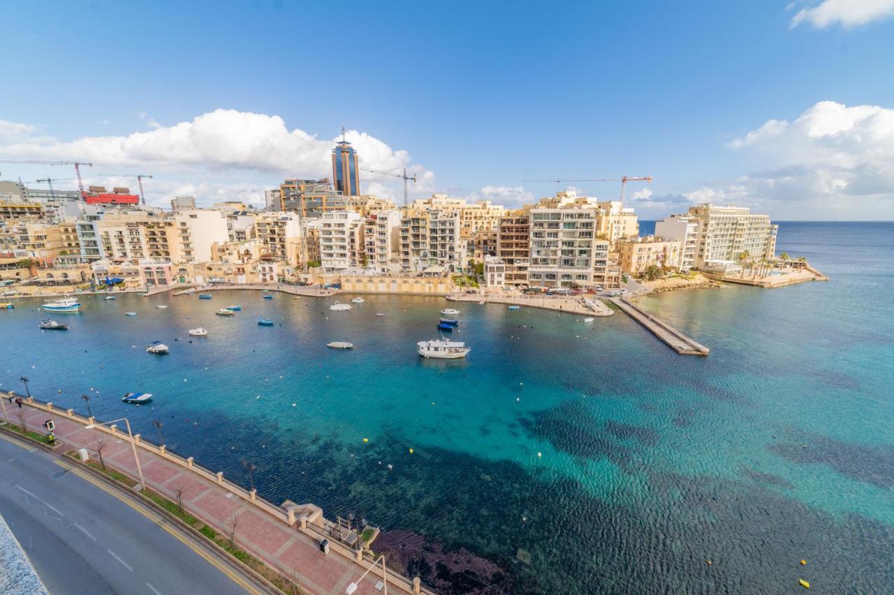 Amazing Views Of Spinola Bay In Heart Of Stjulians-Hosted By Sweetstay Saint Julian's Dış mekan fotoğraf
