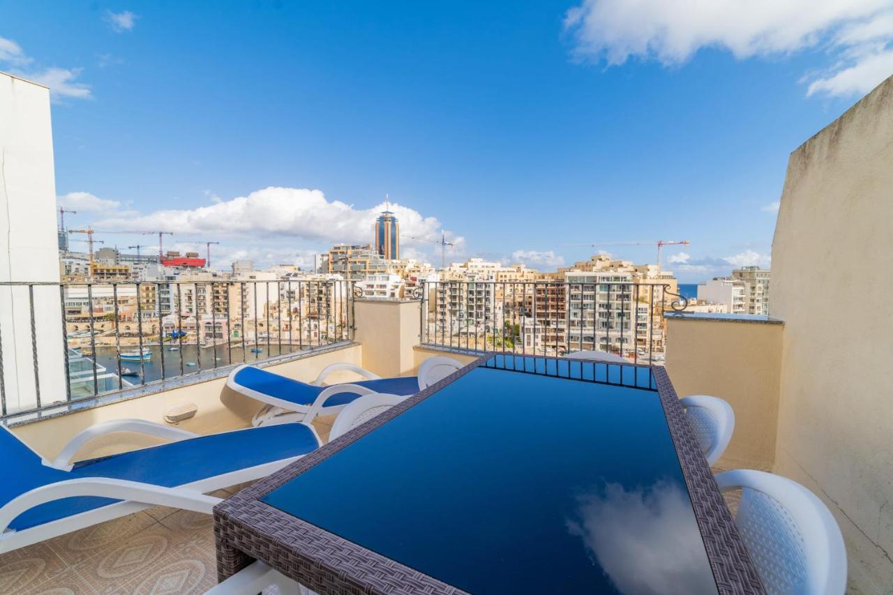 Amazing Views Of Spinola Bay In Heart Of Stjulians-Hosted By Sweetstay Saint Julian's Dış mekan fotoğraf